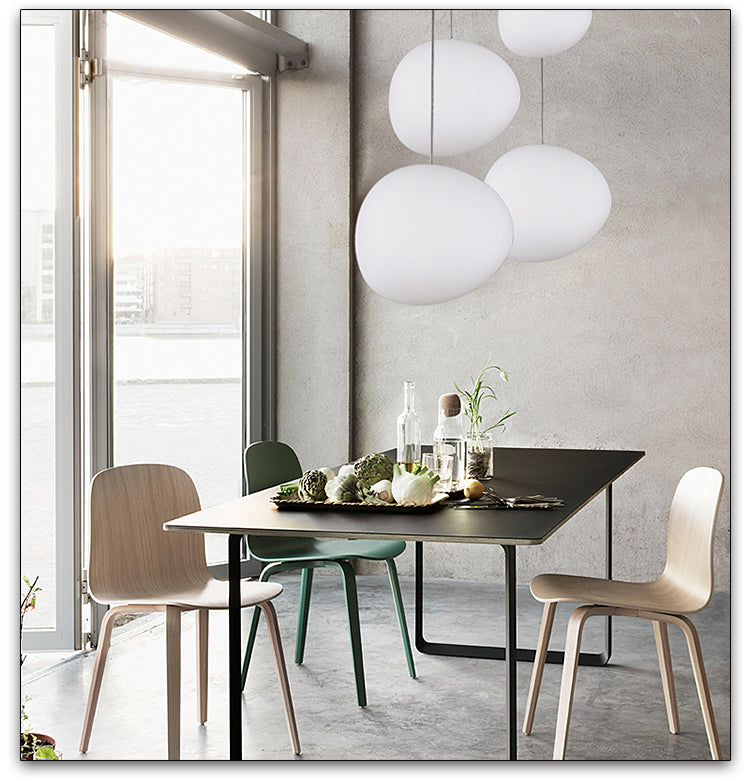 Modern Foscarini Gregg Pendant Lights Irregular Sphere-Shaped Frosted Lampshade